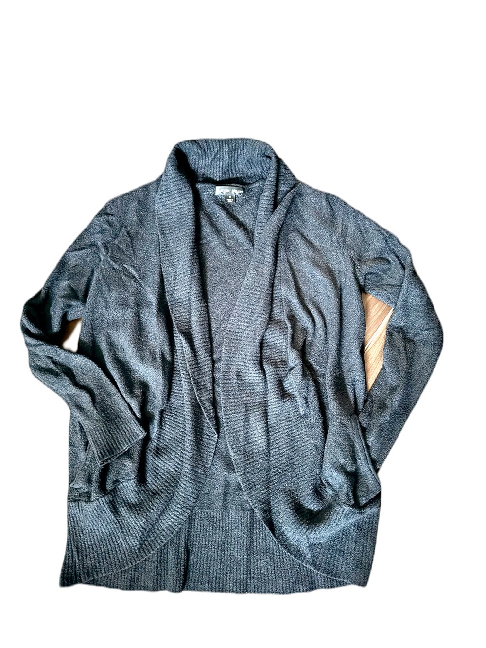Barefoot Dreams - Cozychic Lite Circle Cardigan, Charcoal (M)